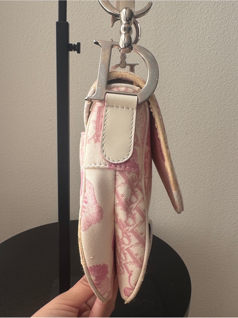 Vintage authentic Christian Dior 2004 PinkGirly Diorissimo Saddle Bag - Picture 6 of 16
